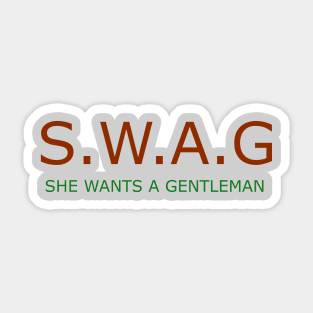 Swag Sticker